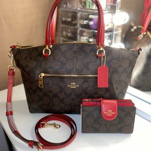 Coach Purse Prairie Satchel and Wallet